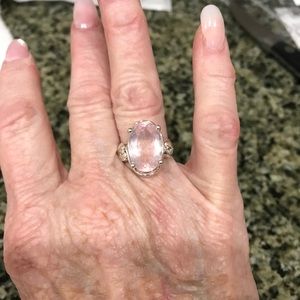 Rose quartz ring/NOT FOR SALE
